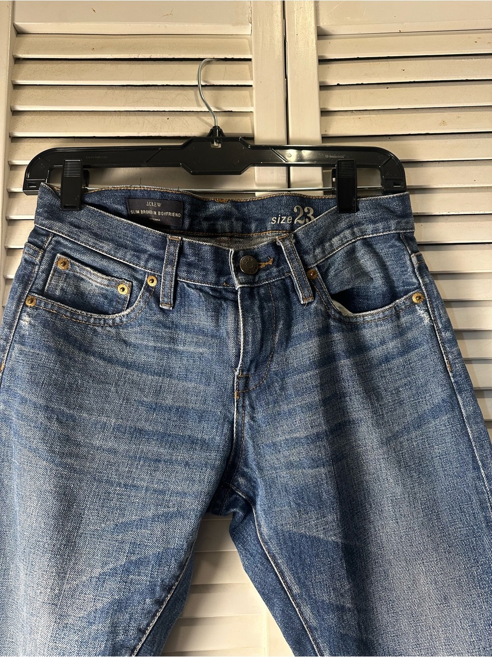 J. Crew Boyfriend Jeans - Medium Blue Wash